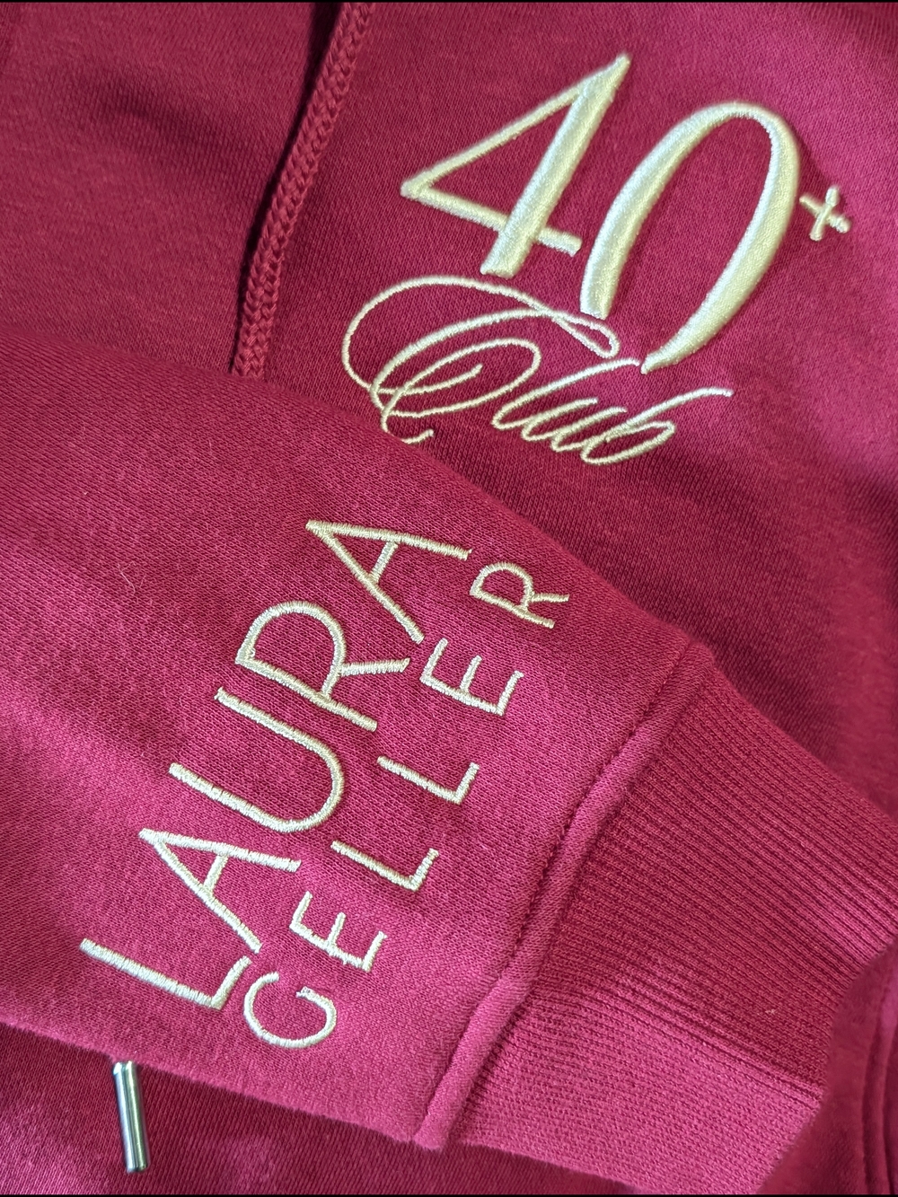 LAURA GELLER NEW YORK 40+ Club Zip-Up Sweatshirt - Picture 9 of 12